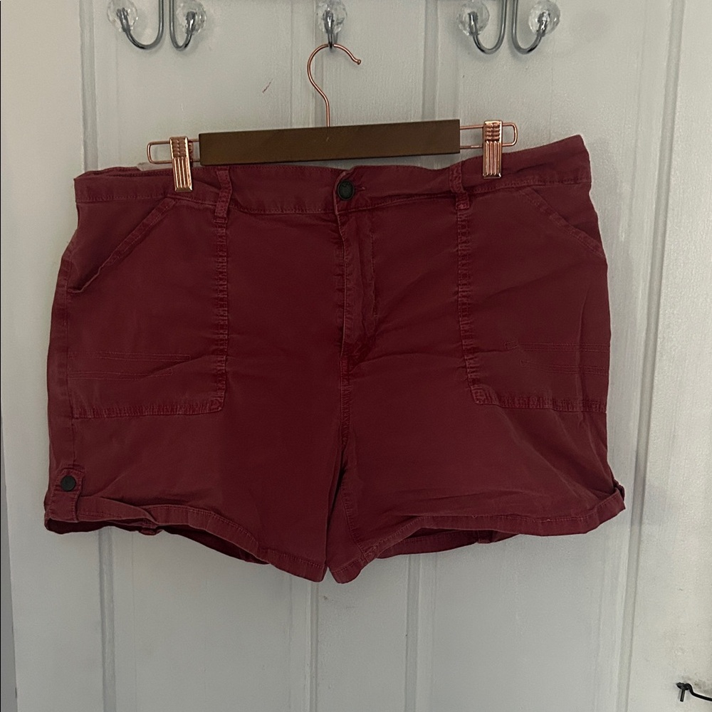 Women's Nantucket Red Casual Shorts